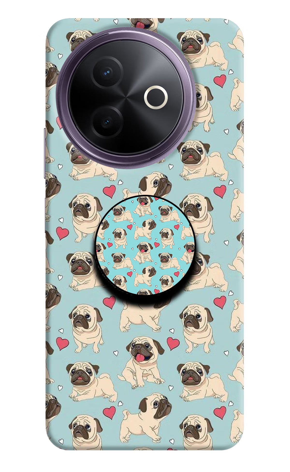 Pug Dog Vivo Y39 5G Pop Case by Casekaro