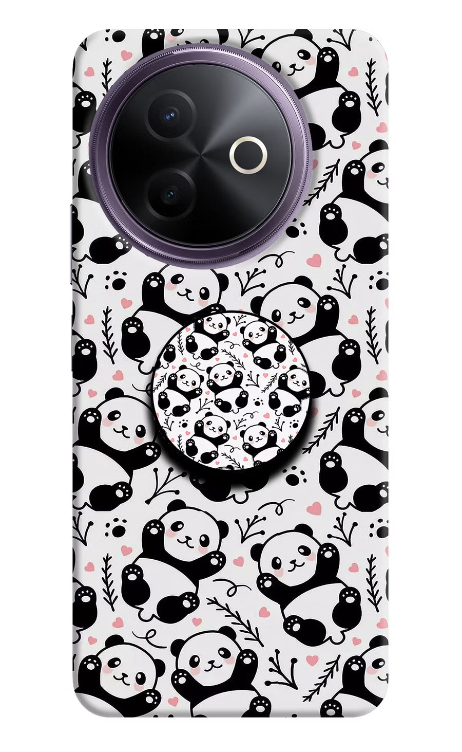 Cute Panda Vivo Y39 5G Pop Case, Hard case