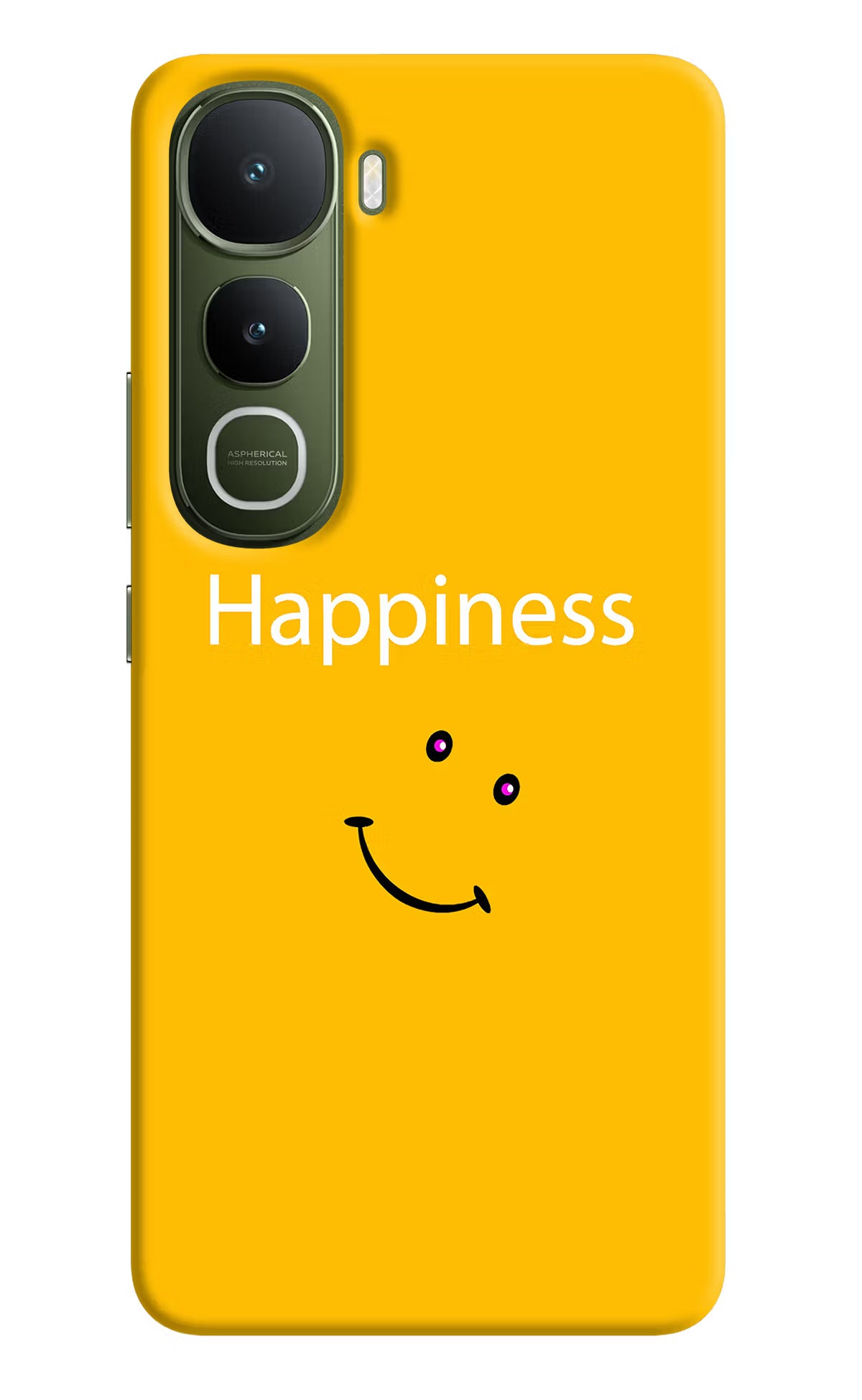 Happiness With Smiley Vivo Y400 5G Hard Case Back Cover by Casekaro