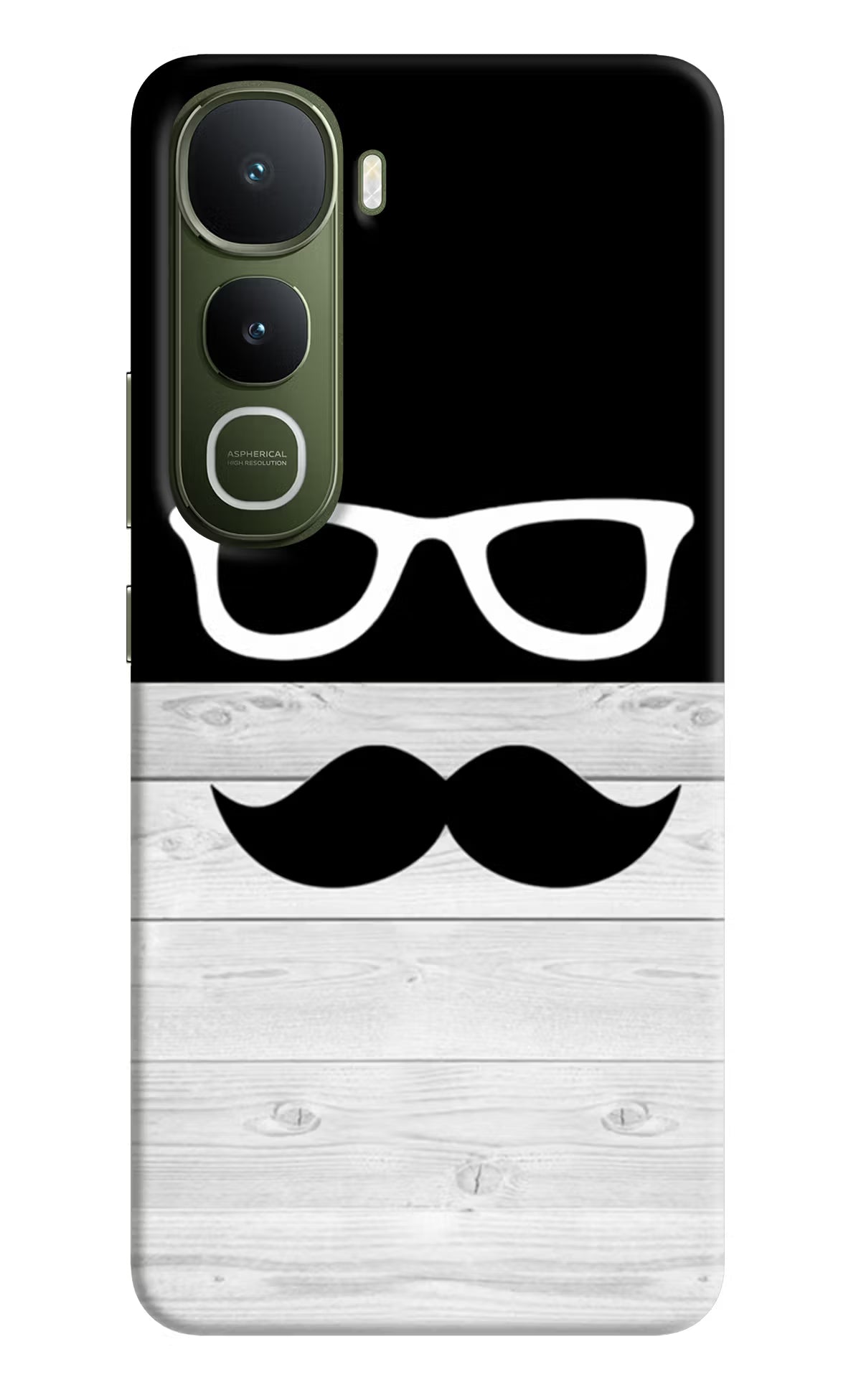 Mustache Vivo Y400 5G Hard Case Back Cover by Casekaro