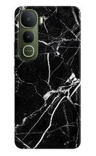 Black Marble Pattern Vivo Y400 5G Hard Case Back Cover by Casekaro