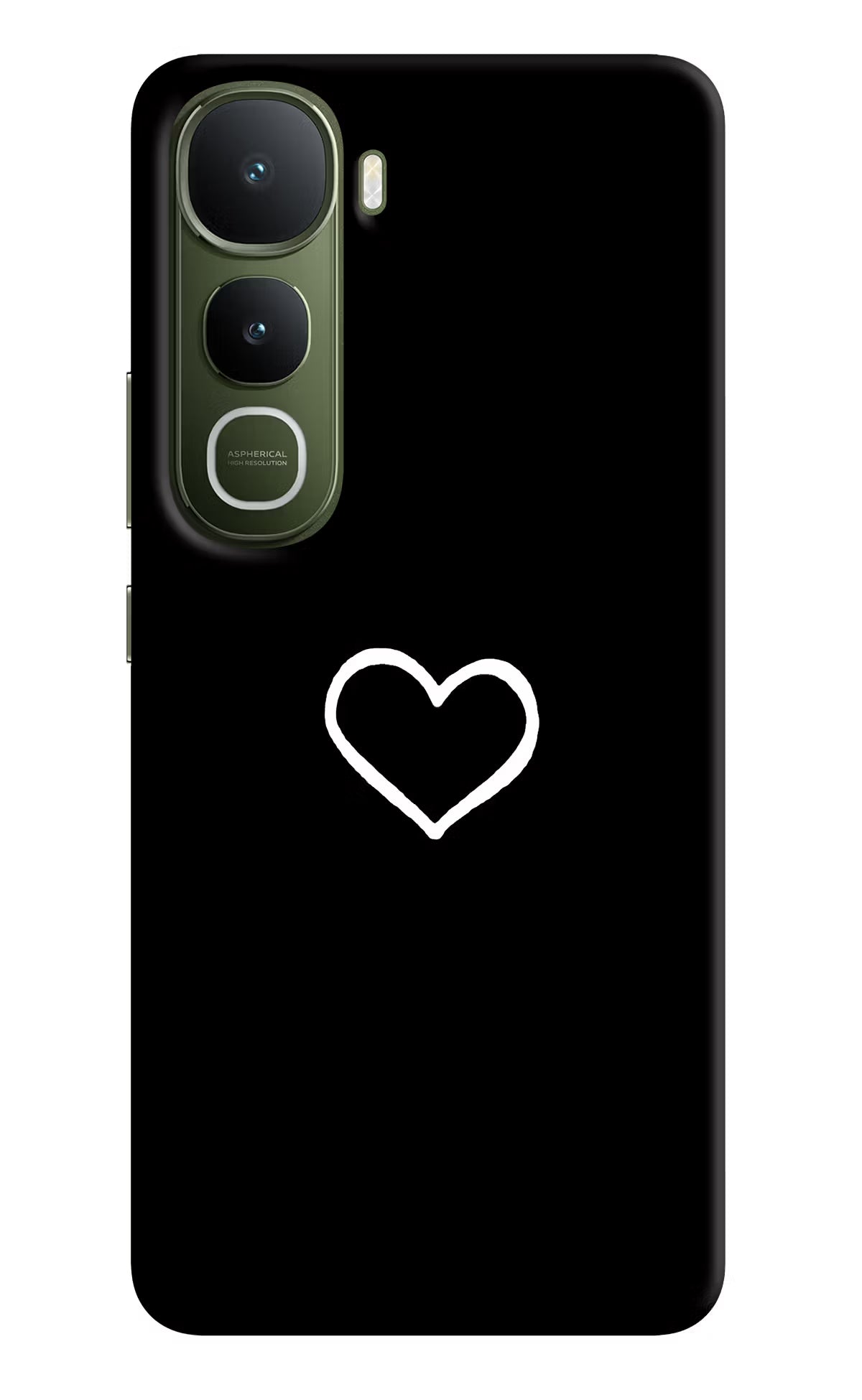 Heart Vivo Y400 5G Hard Case Back Cover by Casekaro