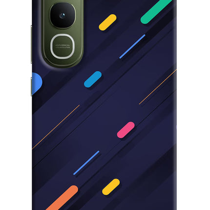 Abstract Design Vivo Y400 5G Hard Case Back Cover by Casekaro