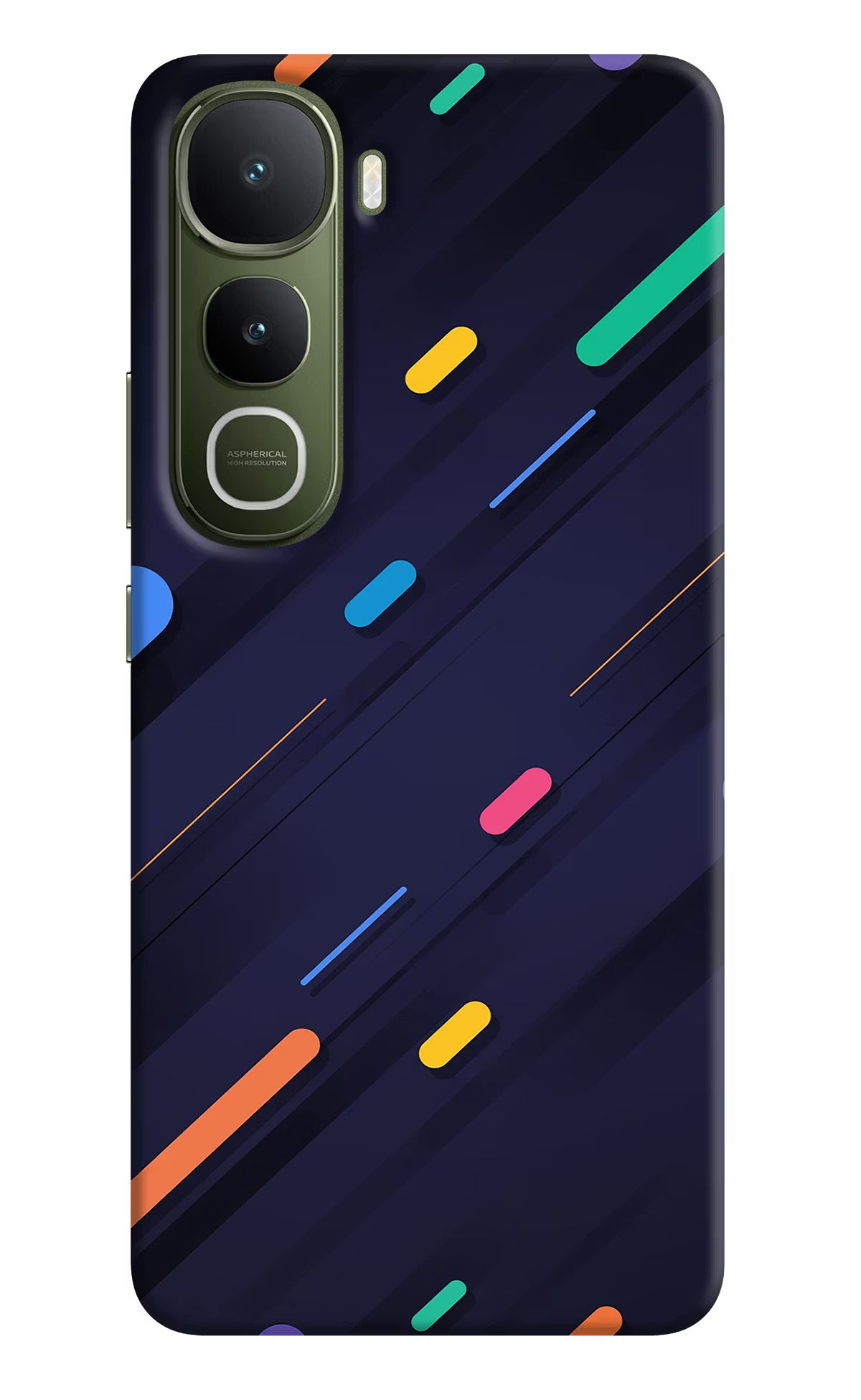 Abstract Design Vivo Y400 5G Hard Case Back Cover by Casekaro