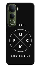 Go Fuck Yourself Vivo Y400 5G Hard Case Back Cover by Casekaro