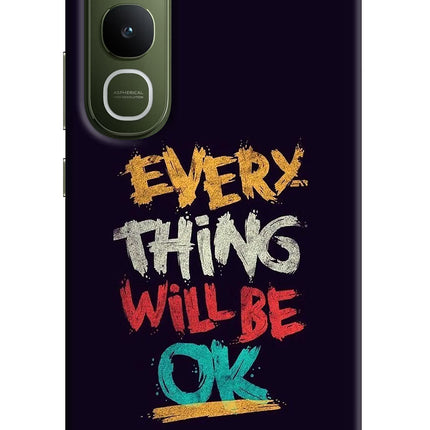 Everything Will Be Ok Vivo Y400 5G Hard Case Back Cover by Casekaro