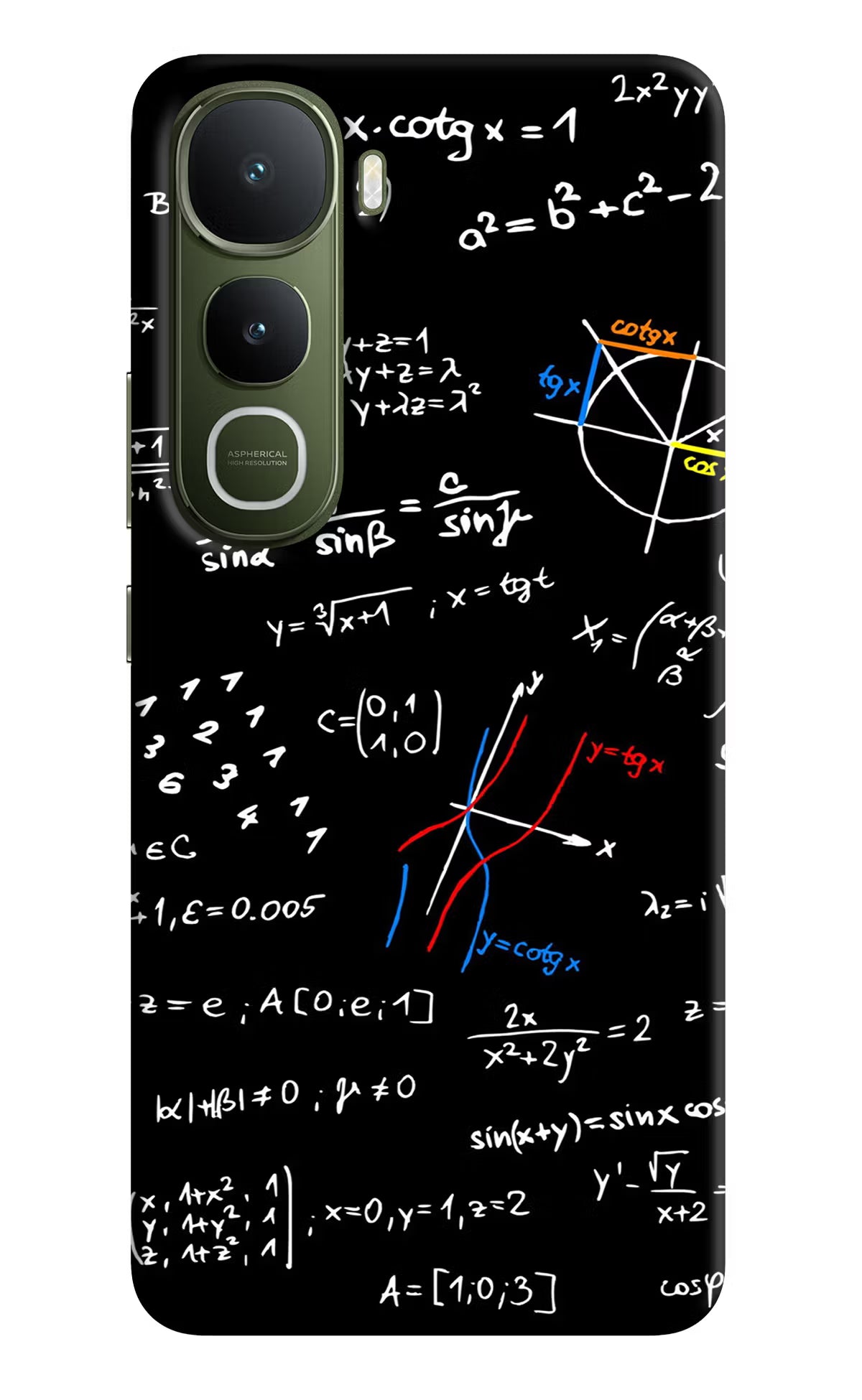 Mathematics Formula Vivo Y400 5G Hard Case Back Cover by Casekaro