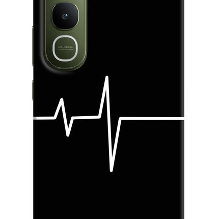 Heart Beats Vivo Y400 5G Hard Case Back Cover by Casekaro
