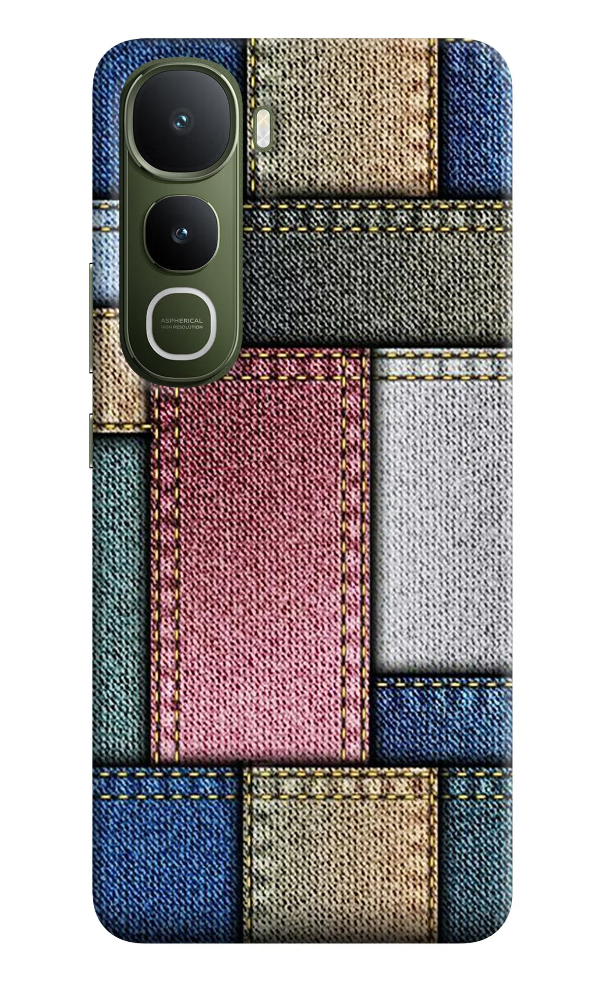 Multicolor Jeans Vivo Y400 5G Hard Case Back Cover by Casekaro