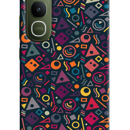 Geometric Abstract Vivo Y400 5G Hard Case Back Cover by Casekaro