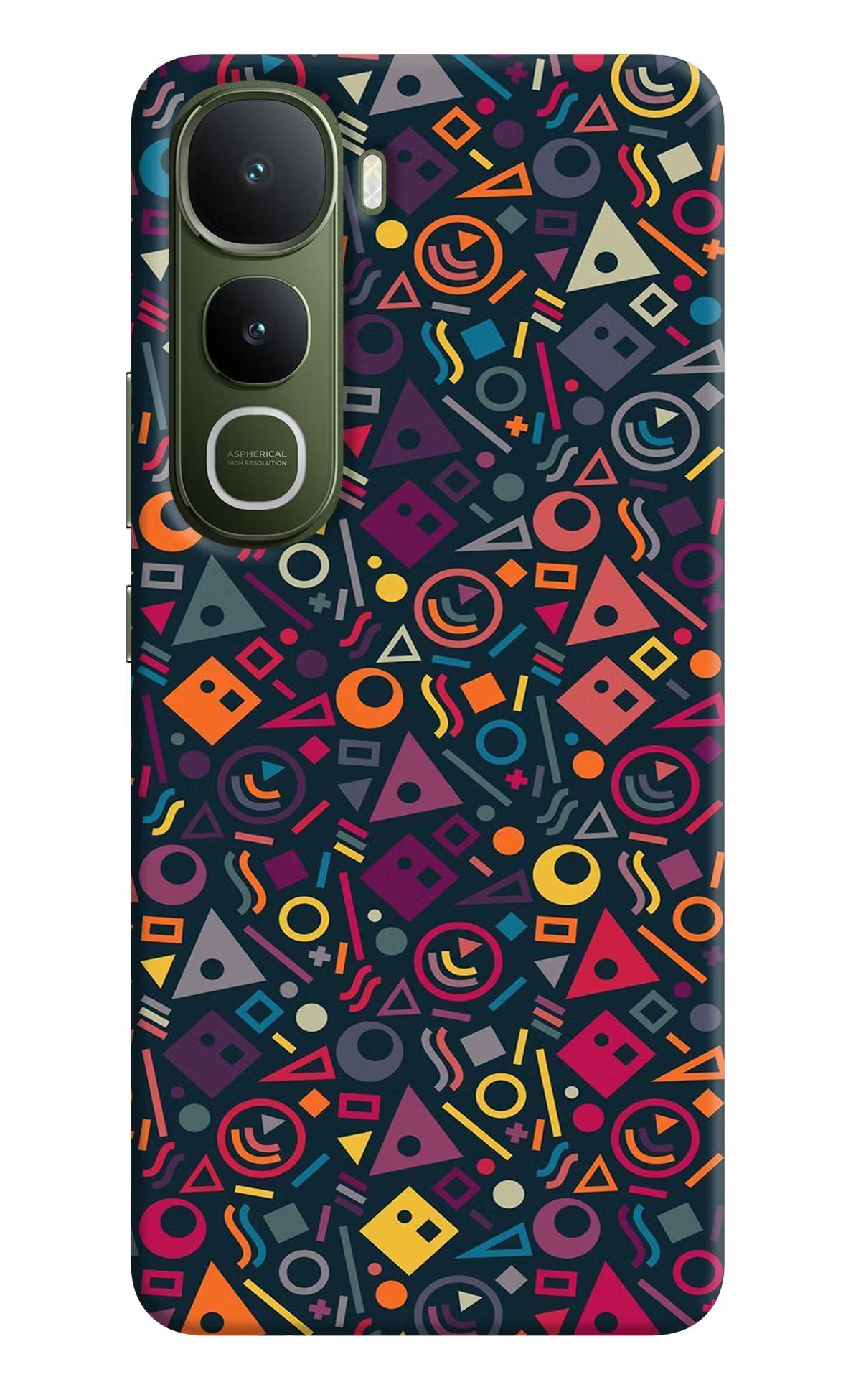 Geometric Abstract Vivo Y400 5G Hard Case Back Cover by Casekaro