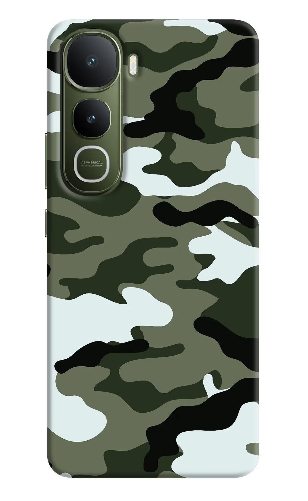 Camouflage Vivo Y400 5G Hard Case Back Cover by Casekaro