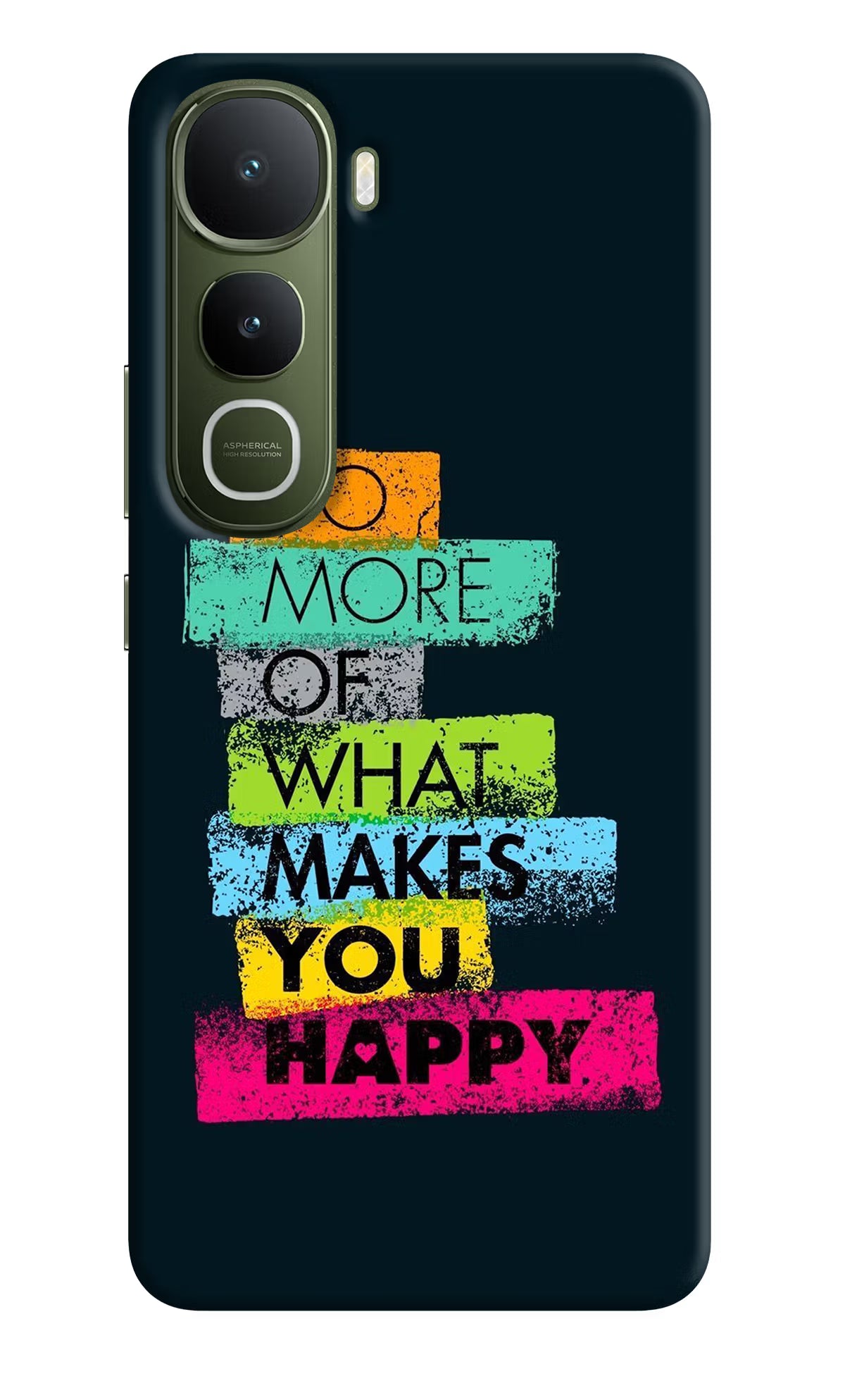 Do More Of What Makes You Happy Vivo Y400 5G Hard Case Back Cover by Casekaro