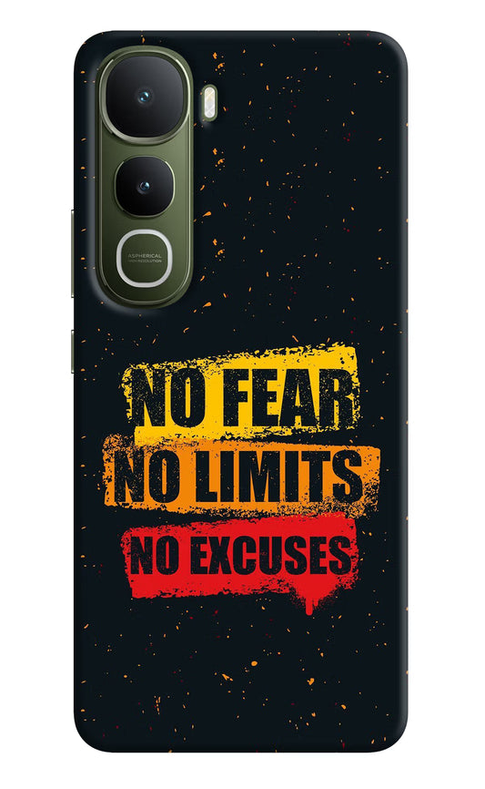 No Fear No Limits No Excuse Vivo Y400 5G Hard Case Back Cover by Casekaro