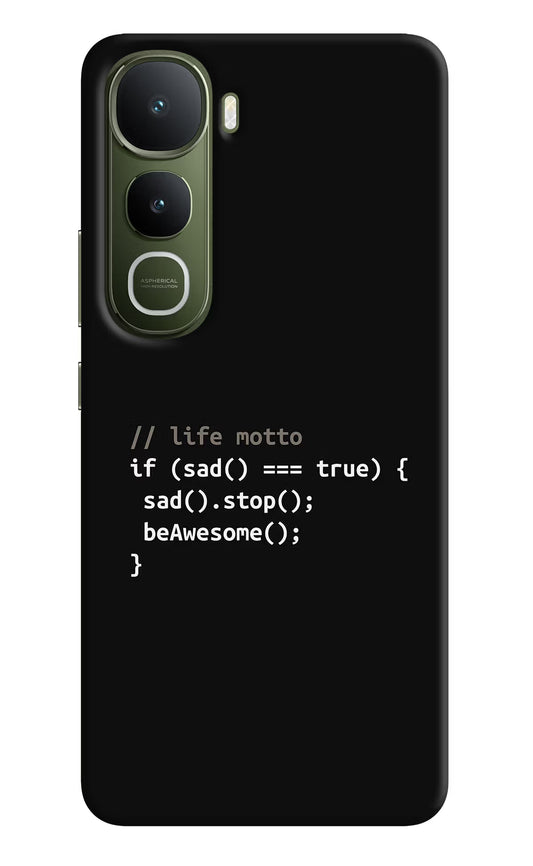 Life Motto Code Vivo Y400 5G Hard Case Back Cover by Casekaro