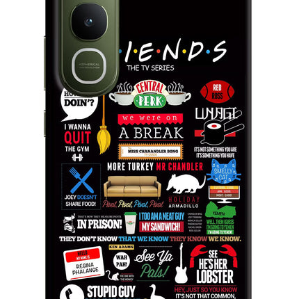FRIENDS Vivo Y400 5G Hard Case Back Cover by Casekaro