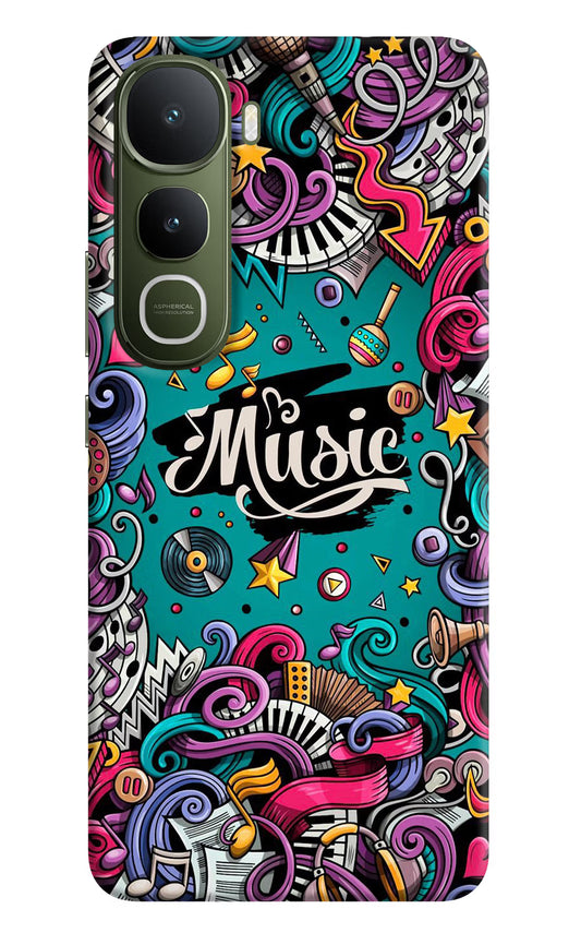 Music Graffiti Vivo Y400 5G Hard Case Back Cover by Casekaro