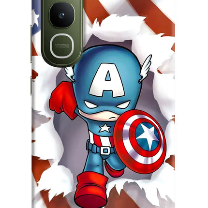 Captain America Vivo Y400 5G Hard Case Back Cover by Casekaro