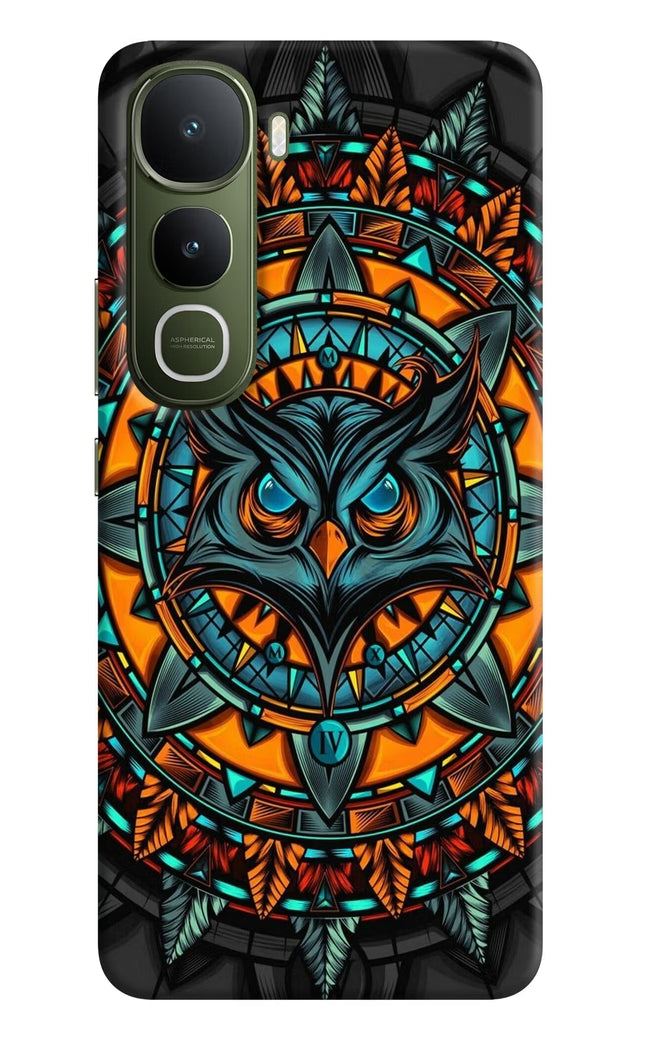 Angry Owl Art Vivo Y400 5G Hard Case Back Cover by Casekaro