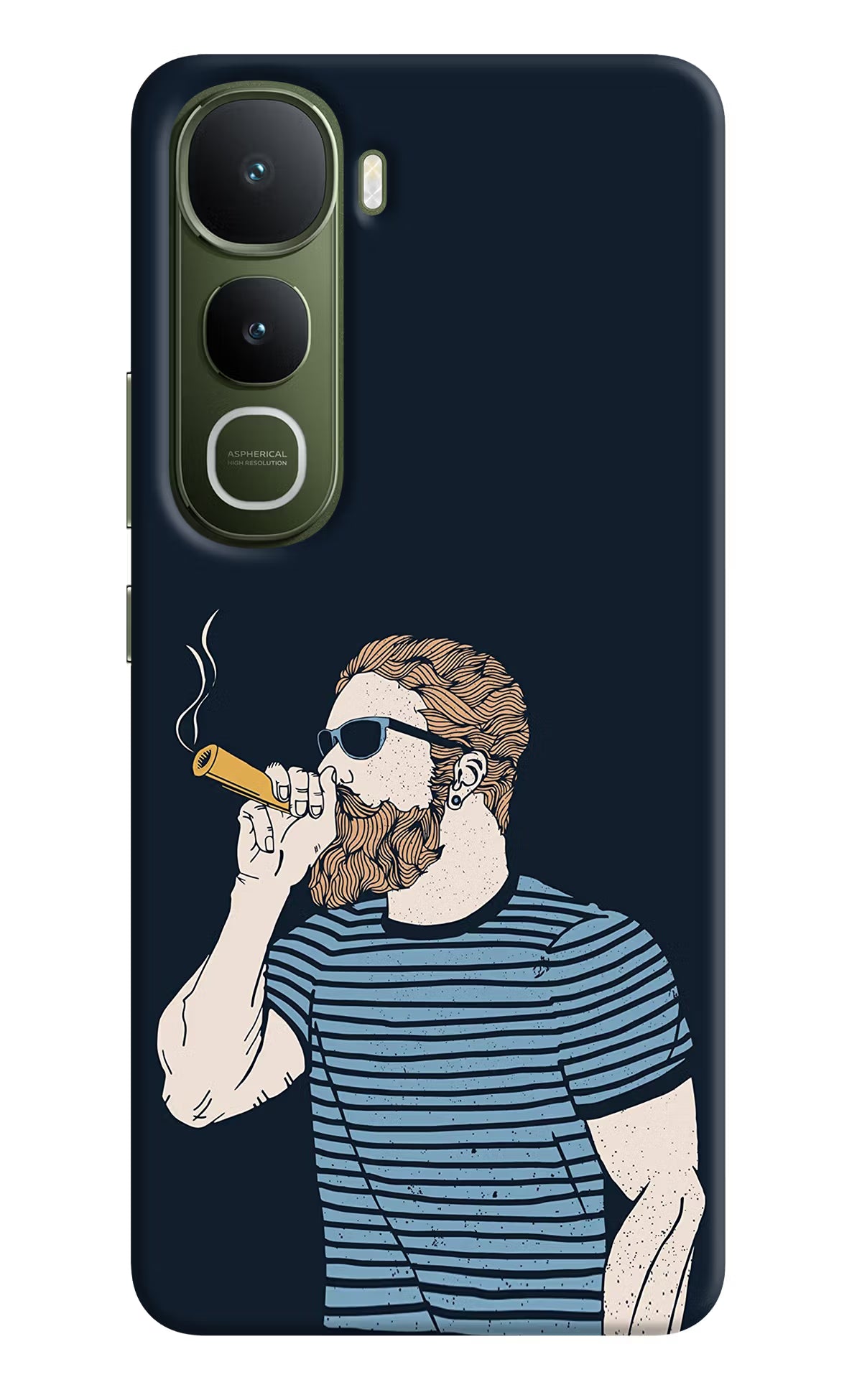Smoking Vivo Y400 5G Hard Case Back Cover by Casekaro
