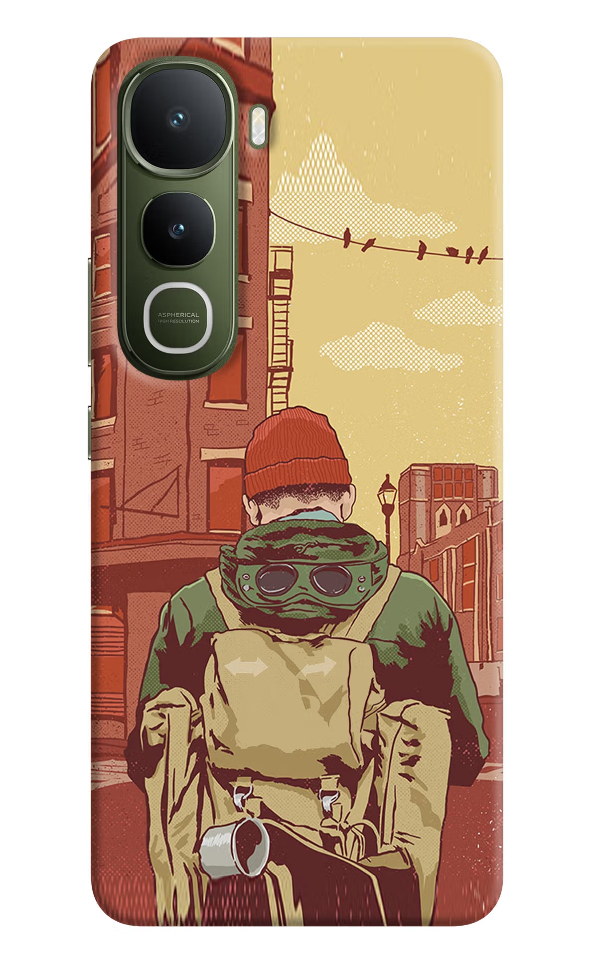 Adventurous Vivo Y400 5G Hard Case Back Cover by Casekaro