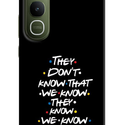 FRIENDS Dialogue Vivo Y400 5G Hard Case Back Cover by Casekaro