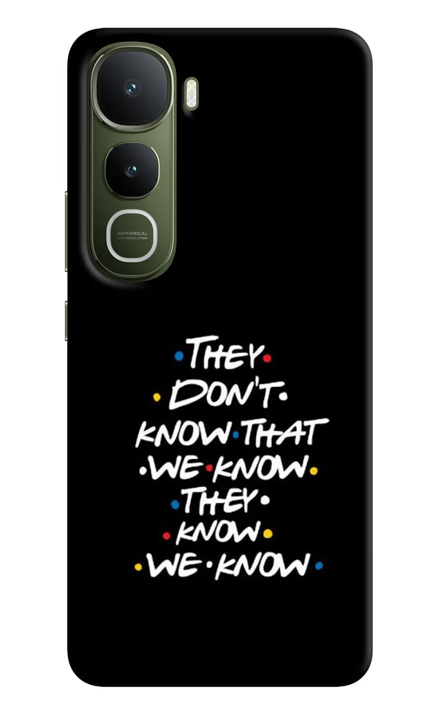 FRIENDS Dialogue Vivo Y400 5G Hard Case Back Cover by Casekaro