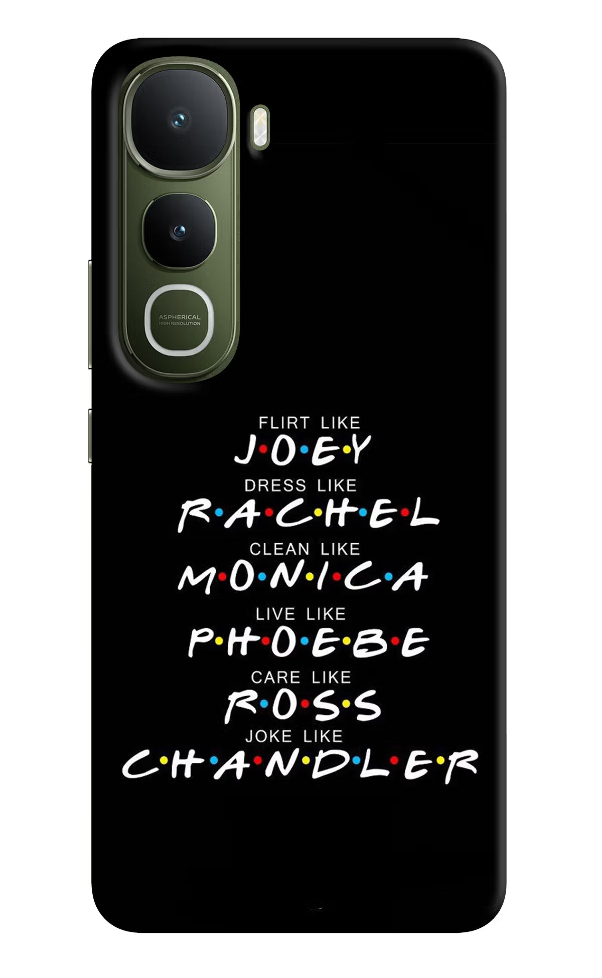 FRIENDS Character Vivo Y400 5G Hard Case Back Cover by Casekaro