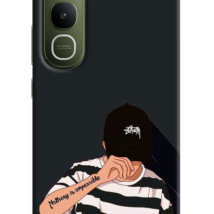 Aesthetic Boy Vivo Y400 5G Hard Case Back Cover by Casekaro
