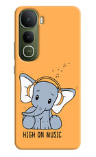 High On Music Vivo Y400 5G Hard Case Back Cover by Casekaro