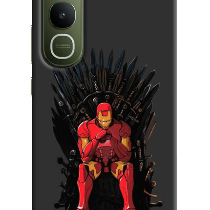 Ironman Throne Vivo Y400 5G Hard Case Back Cover by Casekaro