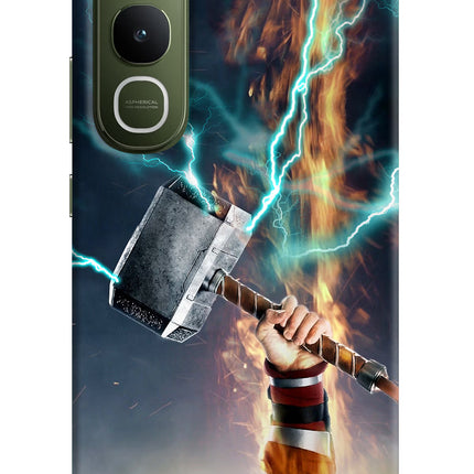 Thor Hammer Mjolnir Vivo Y400 5G Hard Case Back Cover by Casekaro