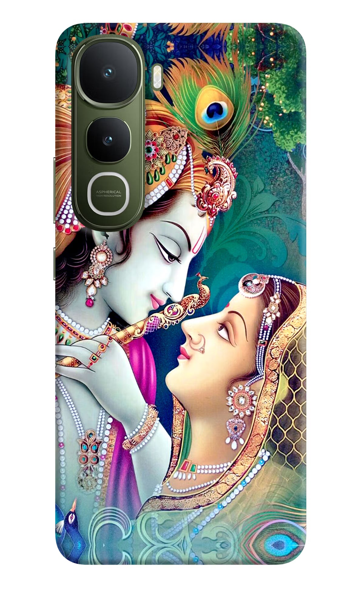 Lord Radha Krishna Vivo Y400 5G Hard Case Back Cover by Casekaro