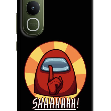 Among Us Shhh! Vivo Y400 5G Hard Case Back Cover by Casekaro