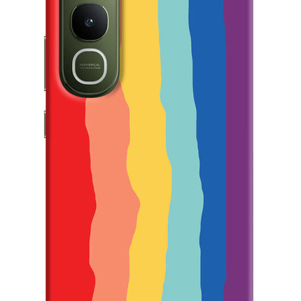 Rainbow Vivo Y400 5G Hard Case Back Cover by Casekaro