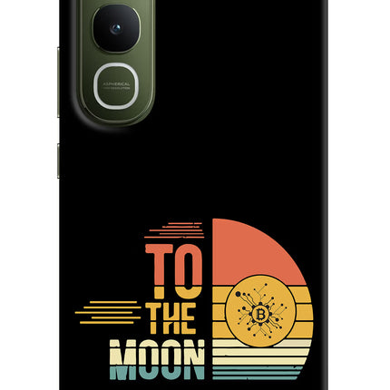To the Moon Vivo Y400 5G Hard Case Back Cover by Casekaro