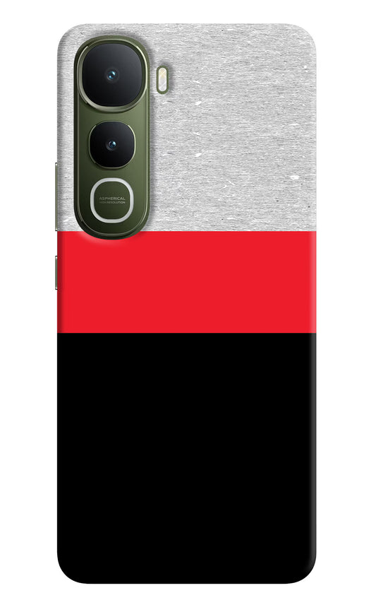 Tri Color Pattern Vivo Y400 5G Hard Case Back Cover by Casekaro