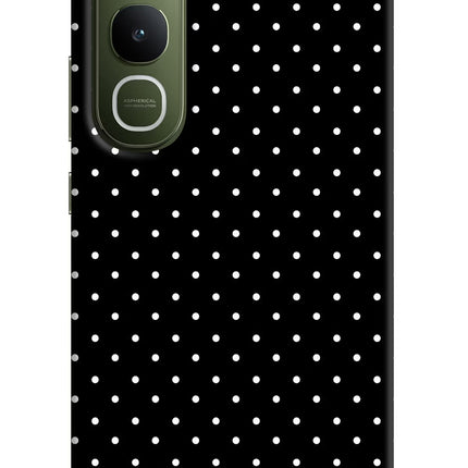 White Dots Vivo Y400 5G Hard Case Back Cover by Casekaro