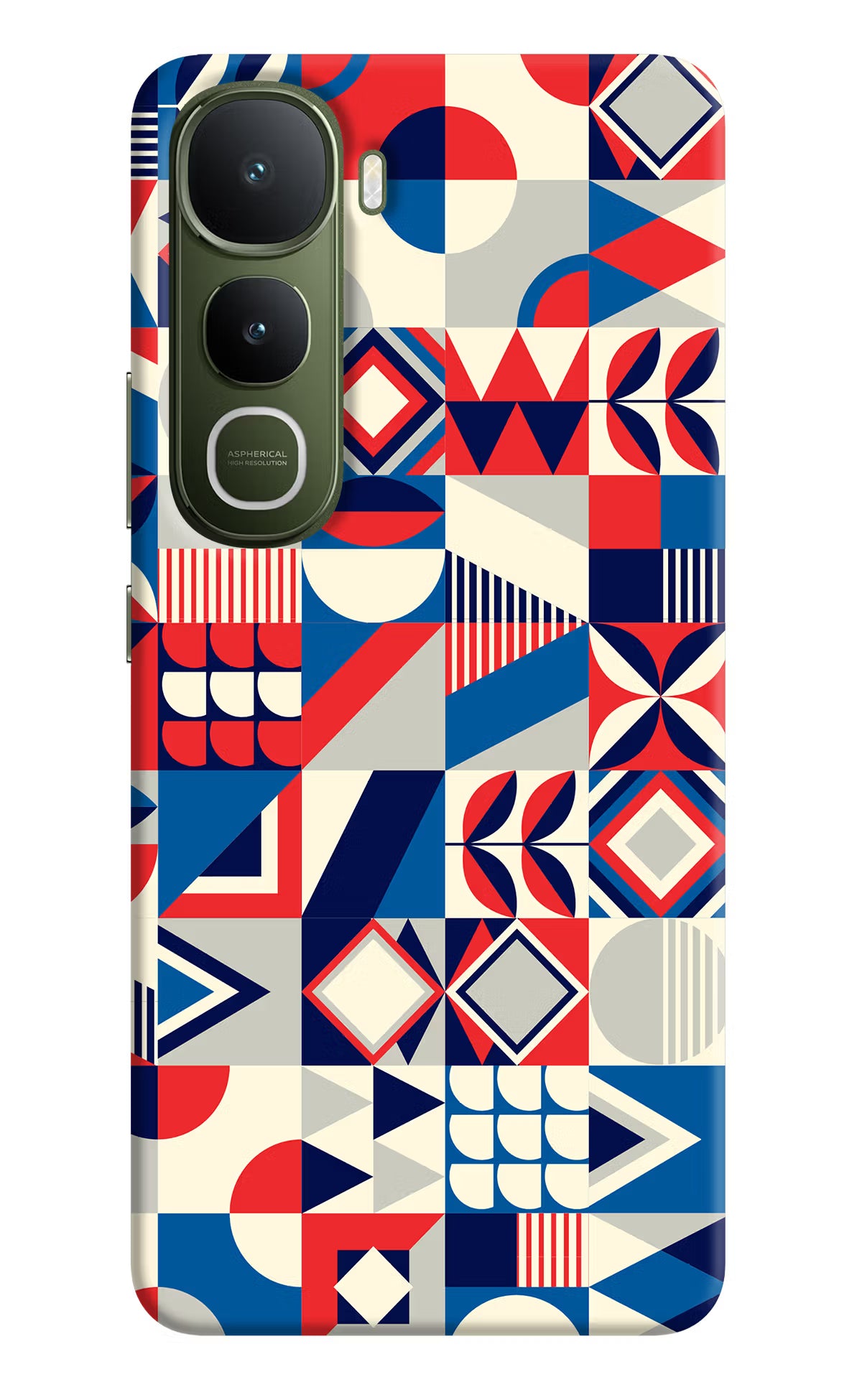 Colorful Pattern Vivo Y400 5G Hard Case Back Cover by Casekaro