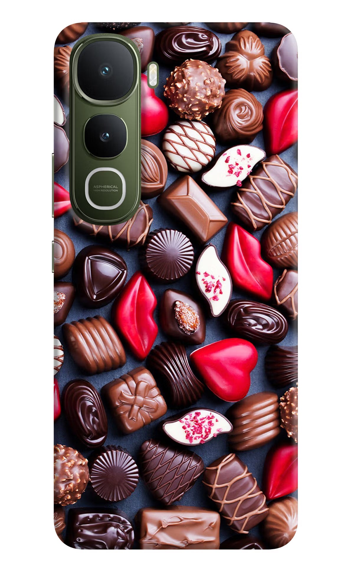 Chocolates Vivo Y400 5G Hard Case Back Cover by Casekaro