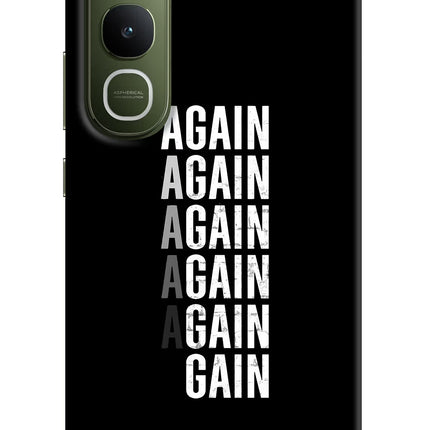 Again Again Gain Vivo Y400 5G Hard Case Back Cover by Casekaro