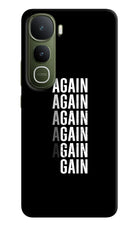 Again Again Gain Vivo Y400 5G Hard Case Back Cover by Casekaro