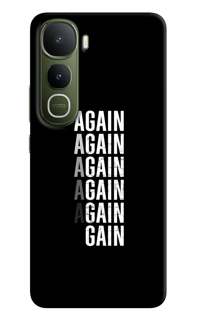 Again Again Gain Vivo Y400 5G Hard Case Back Cover by Casekaro
