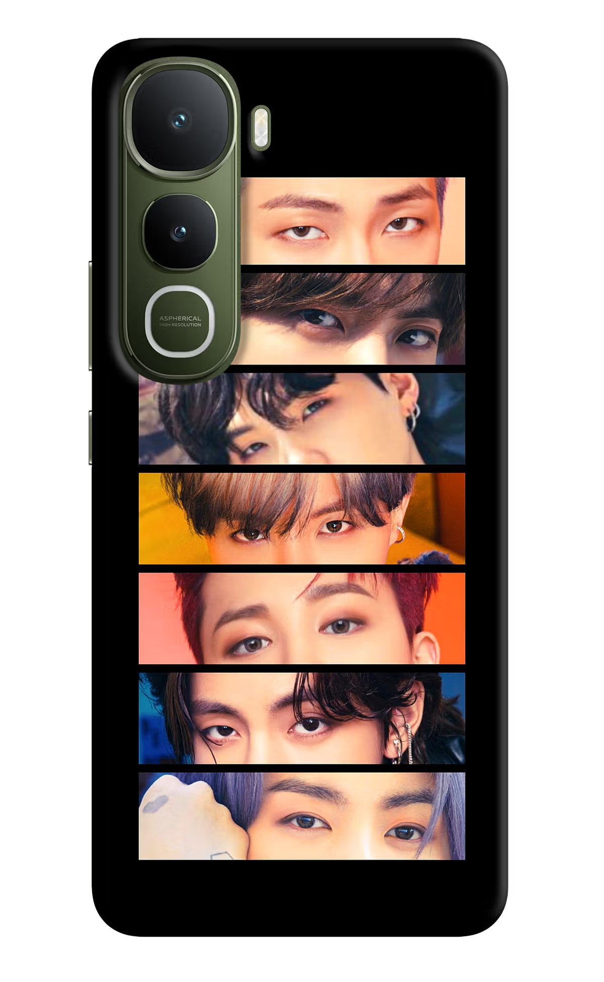 BTS Eyes Vivo Y400 5G Hard Case Back Cover by Casekaro