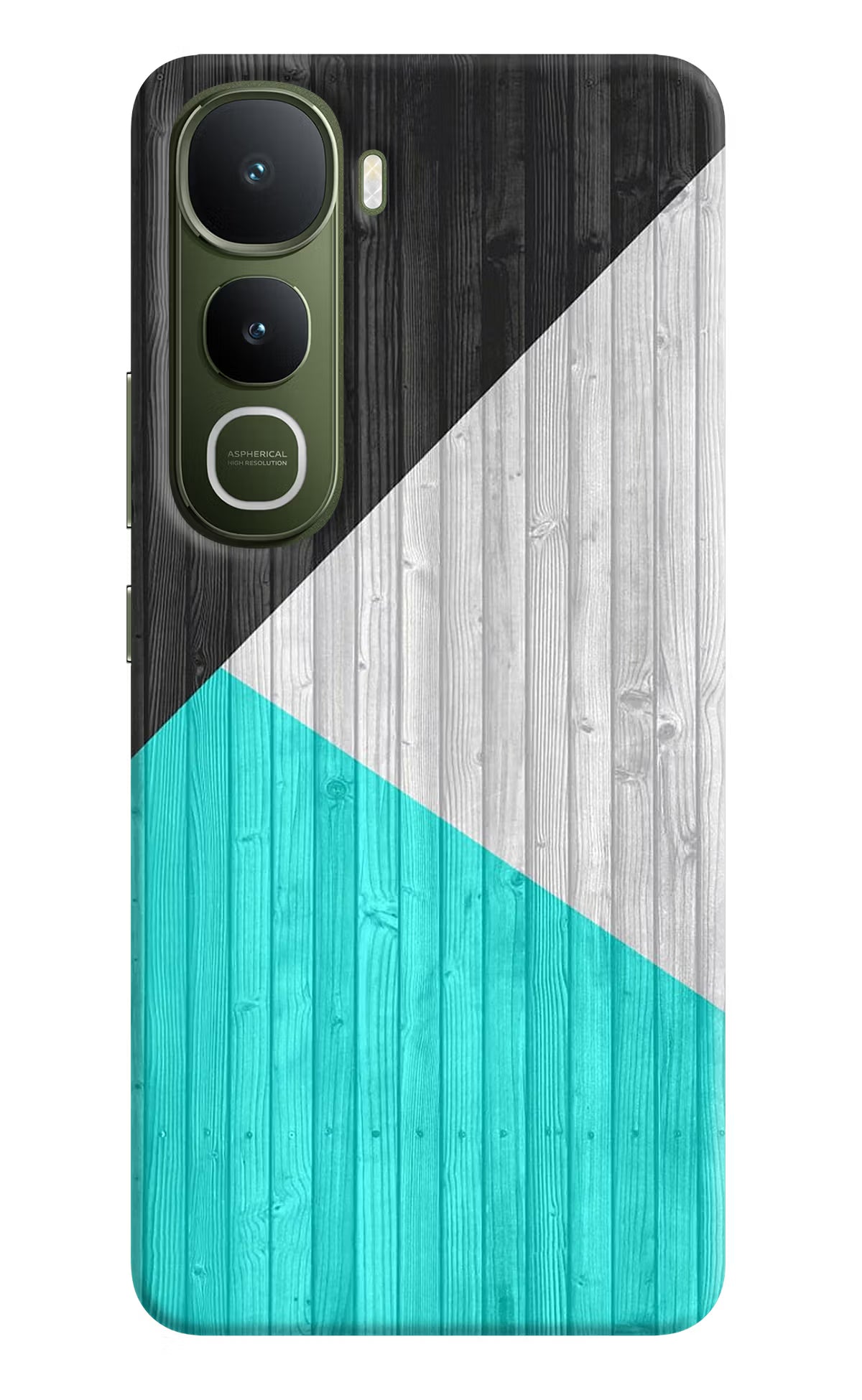 Wooden Abstract Vivo Y400 5G Hard Case Back Cover by Casekaro