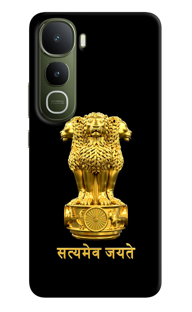 Satyamev Jayate Golden Vivo Y400 5G Hard Case Back Cover by Casekaro