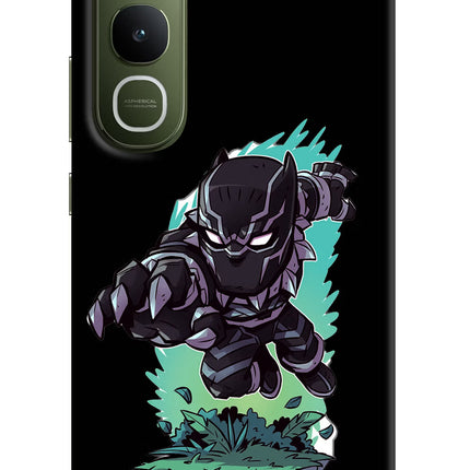 Black Panther Vivo Y400 5G Hard Case Back Cover by Casekaro