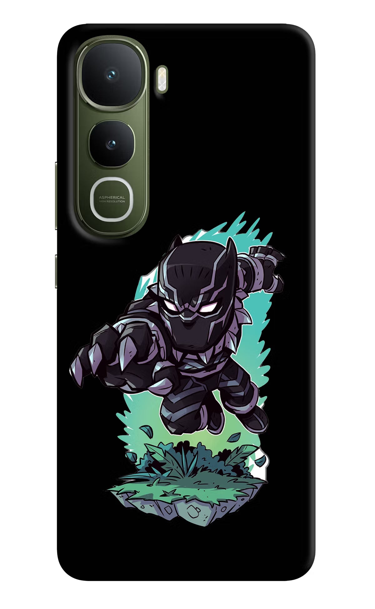 Black Panther Vivo Y400 5G Hard Case Back Cover by Casekaro