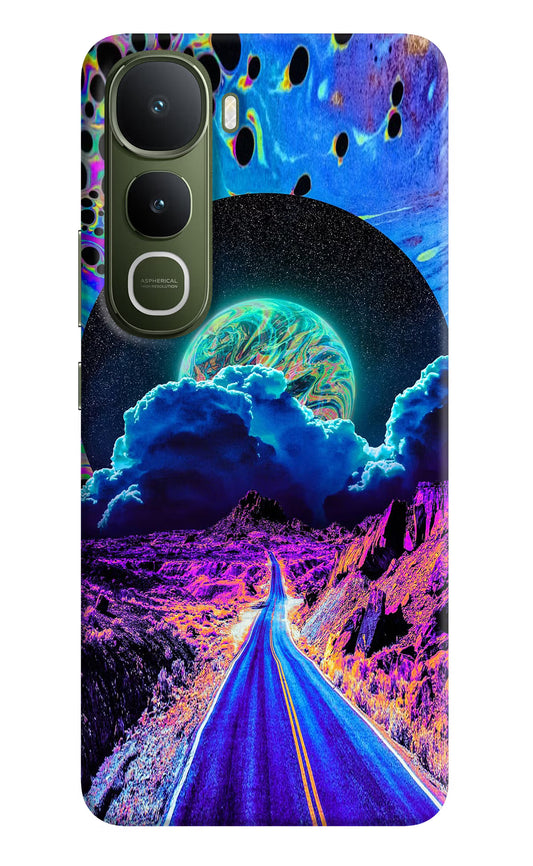 Psychedelic Painting Vivo Y400 5G Hard Case Back Cover by Casekaro