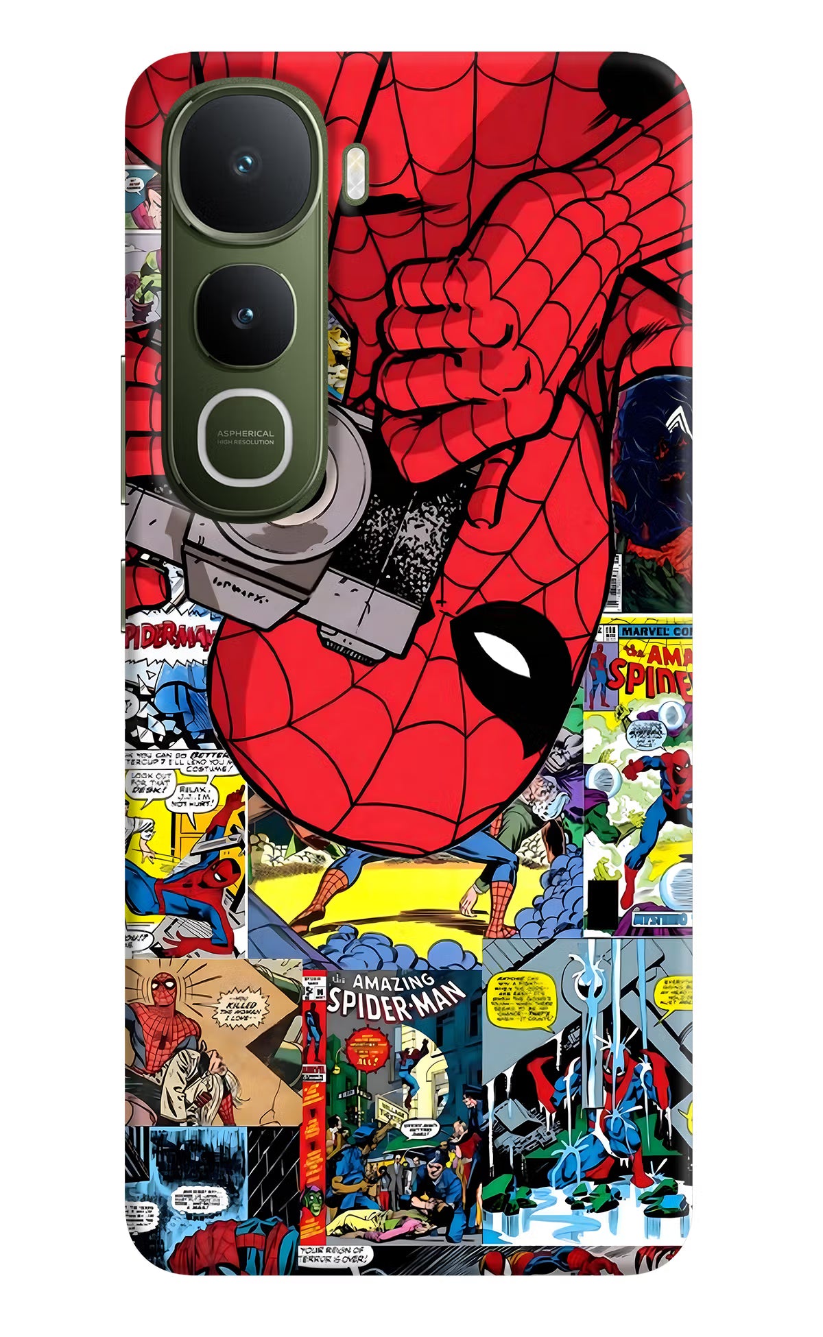 Spider Man Vivo Y400 5G Hard Case Back Cover by Casekaro